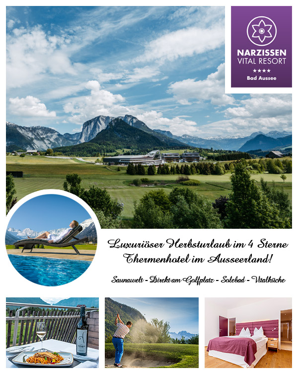 Narzissen Vital Resort Bad Aussee - Mountain Resort | Wanderurlaub in Bad Aussee in der Steiermark