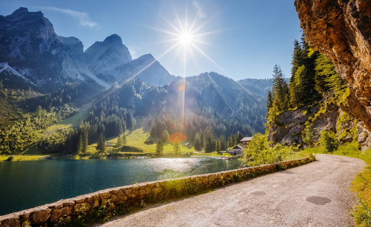 Wanderurlaub rund um den Gosausee in Oberösterreich